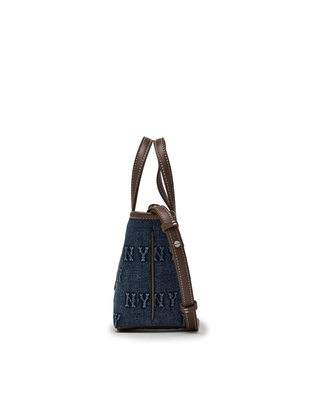 MLB Korea Classic Monogram Denim Embo Mini Cross Bag