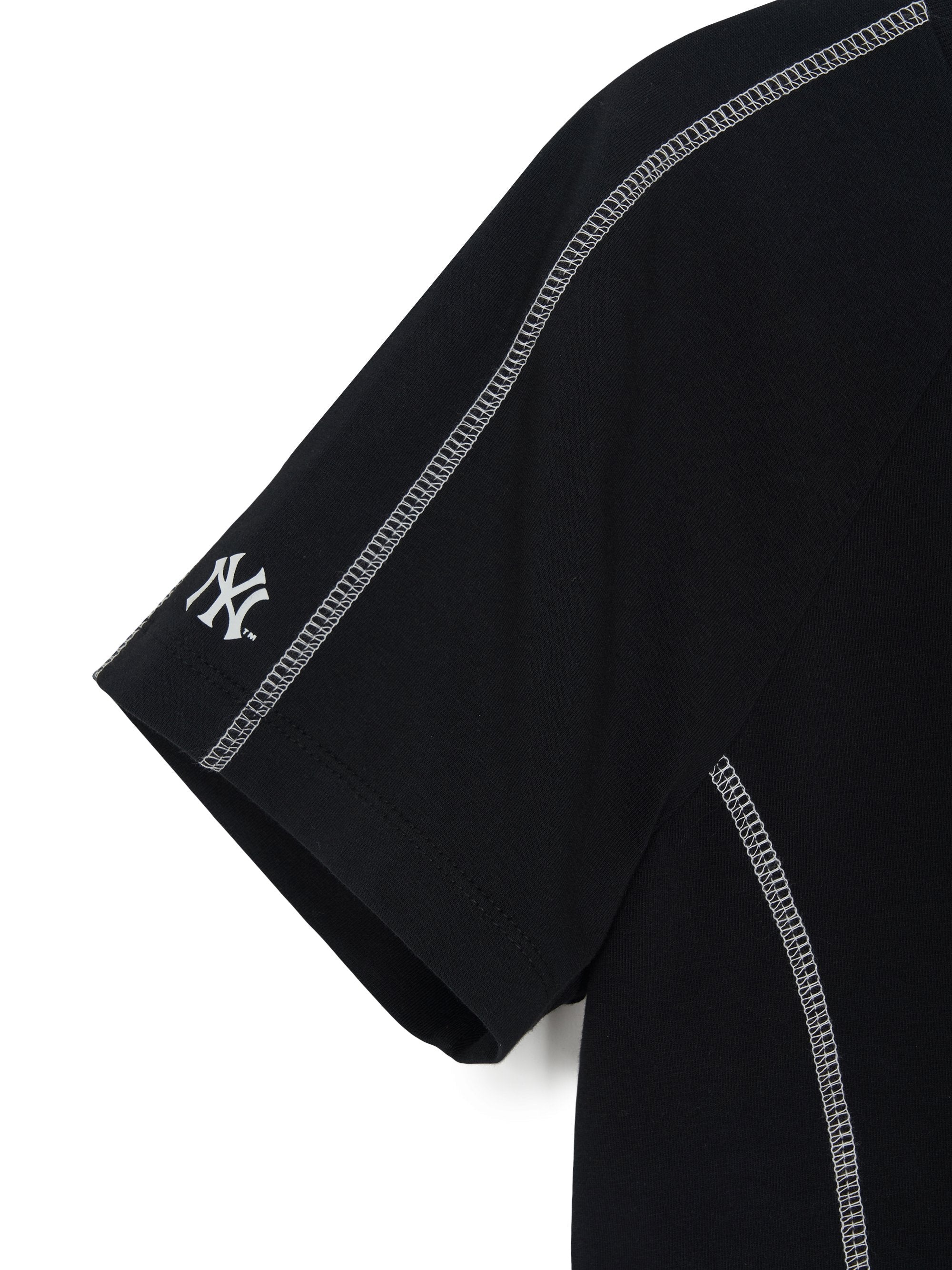 MLB Korea Women's Sportive Track Crop T-Shirt