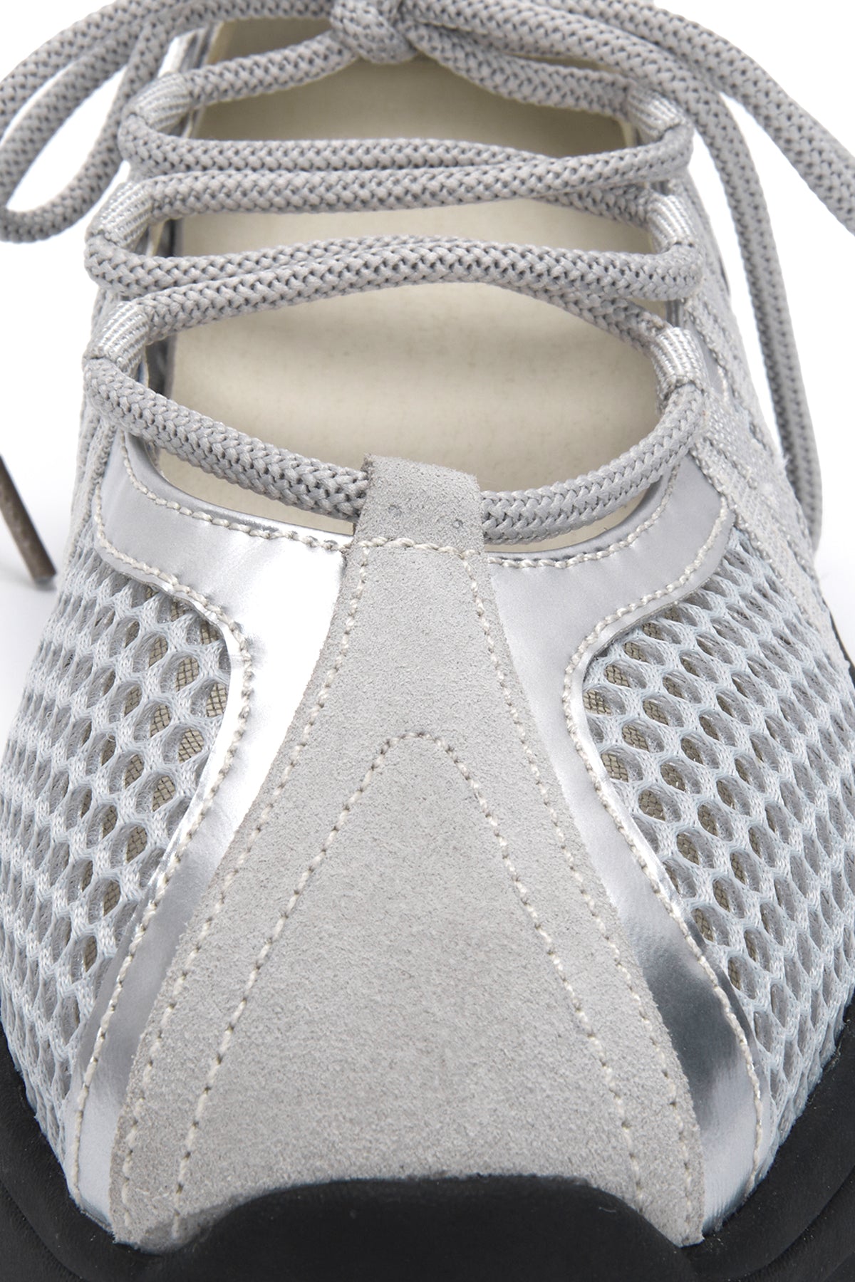 Matinkim Mesh Ballet Sneakers IN Silver