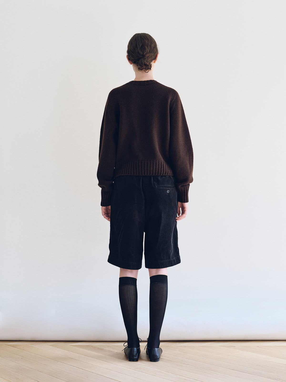 Nothing Written Bunny Wool Pullover Knit (D. Brown)