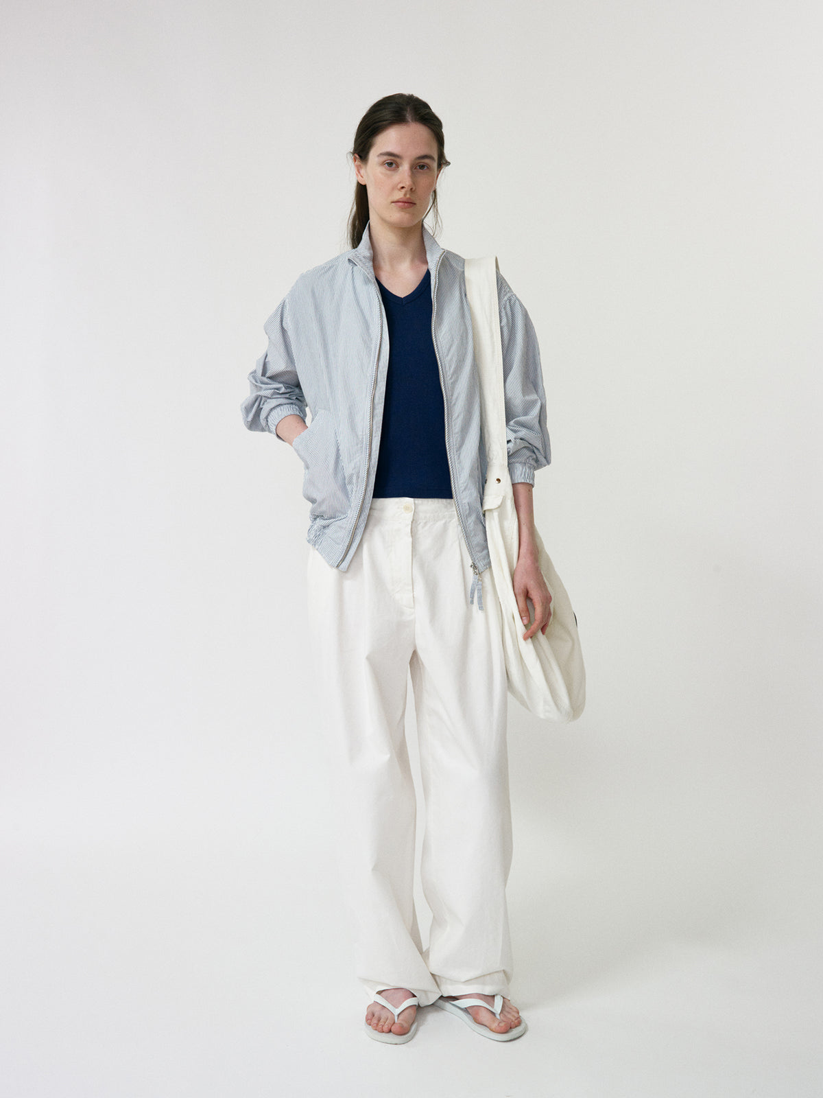Nothing Written Linen cross bag (White)