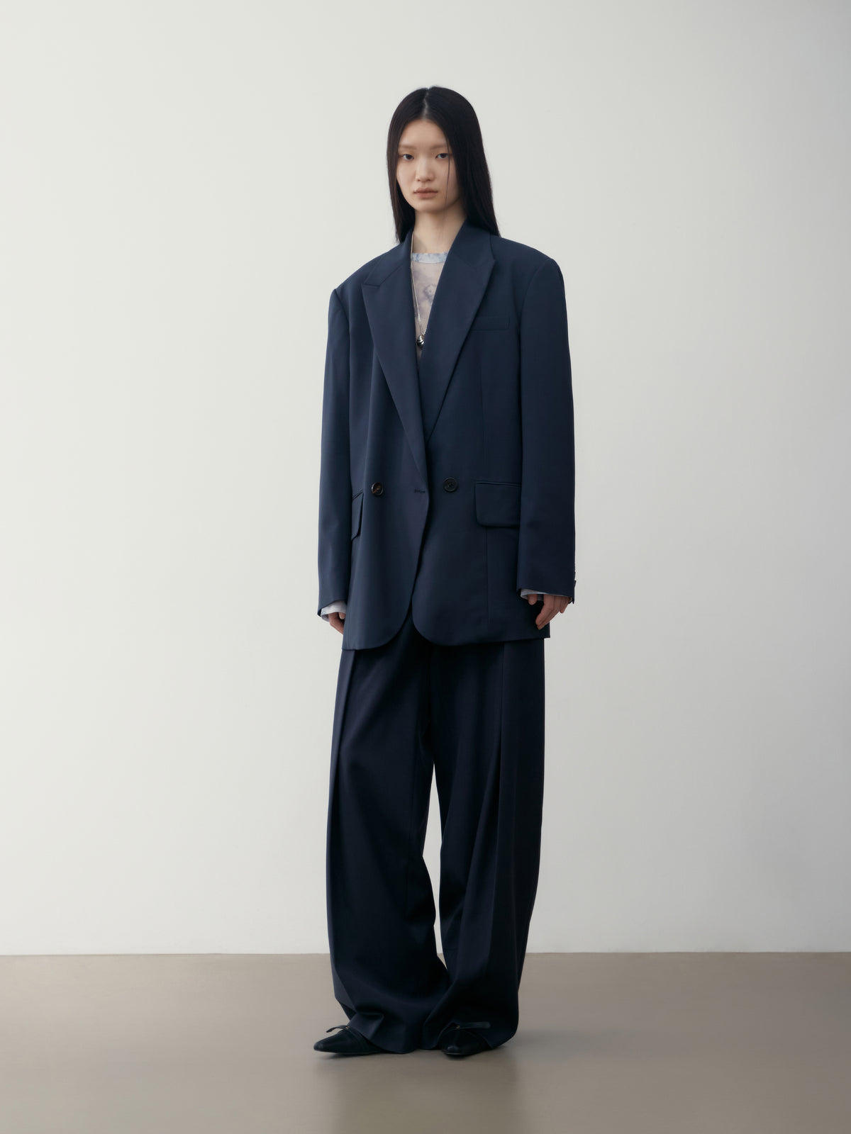Low Classic Classic Double Blazer Blue Green