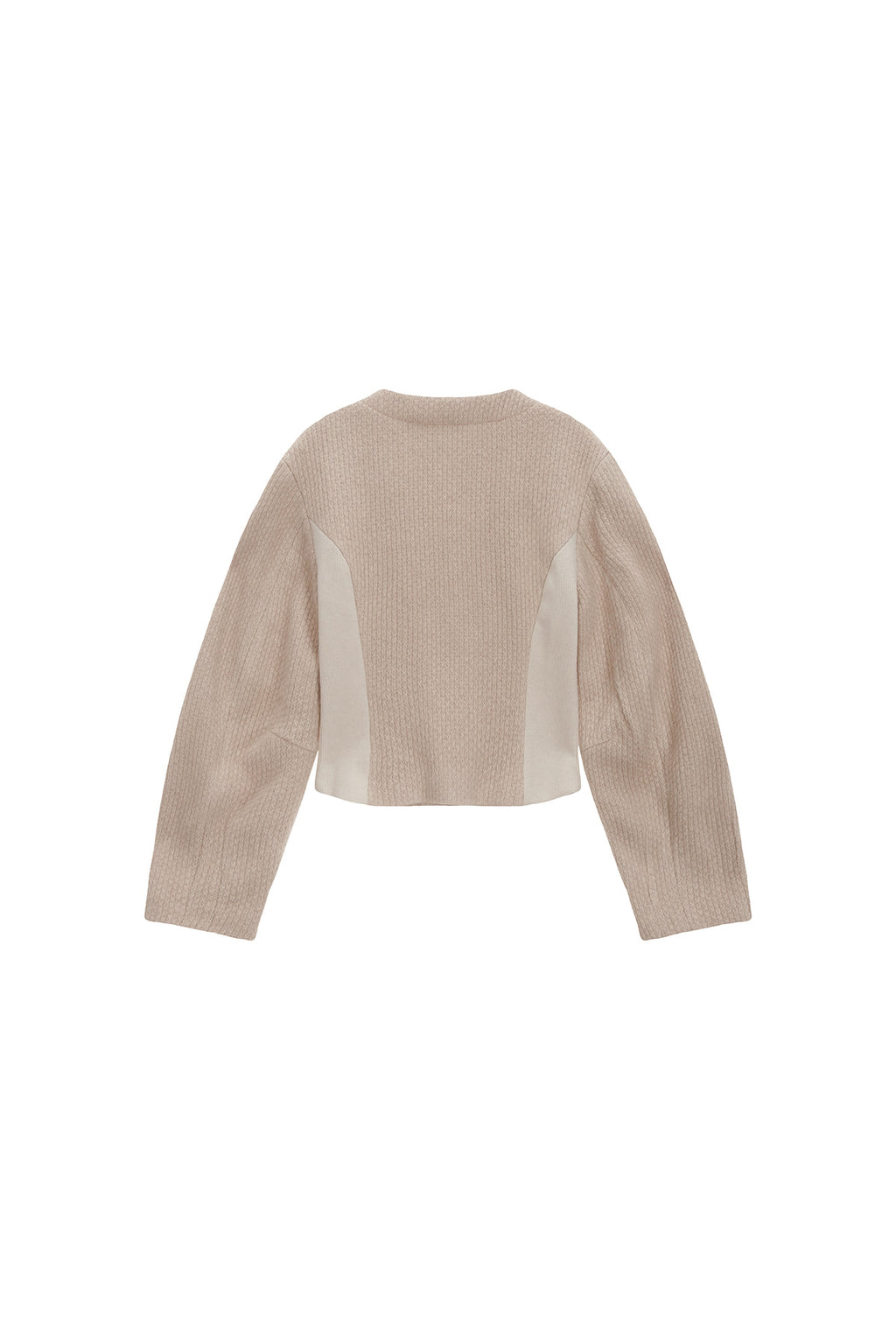 Matinkim Soft Volume Cardigan Jacket IN Beige