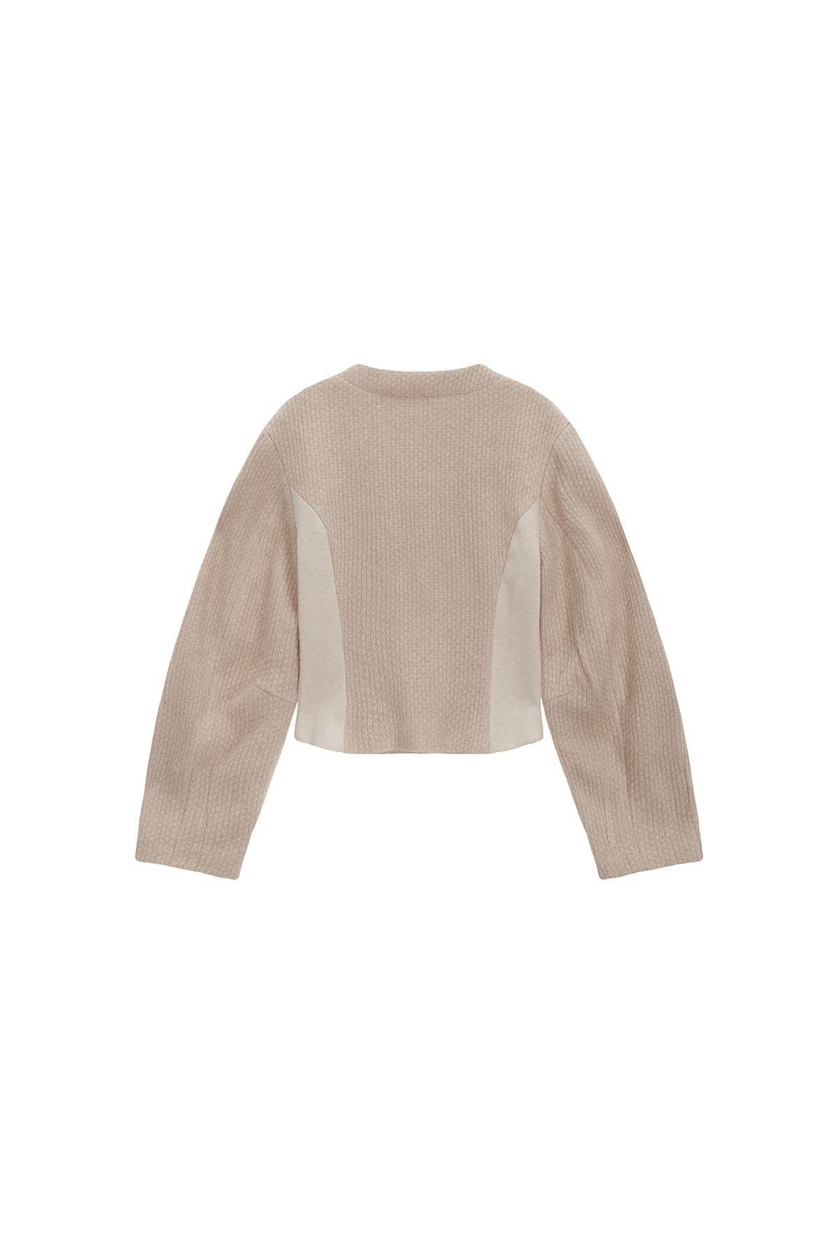 Matinkim Soft Volume Cardigan Jacket IN Beige