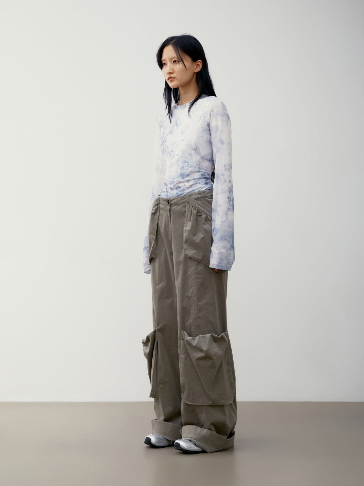 Low Classic Corduroy Bubble Pocket Pants Khaki