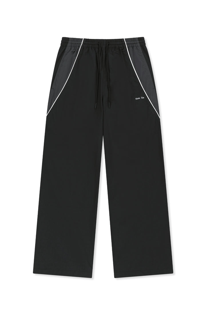 Matinkim Tonal Contrast Track Pants IN Black