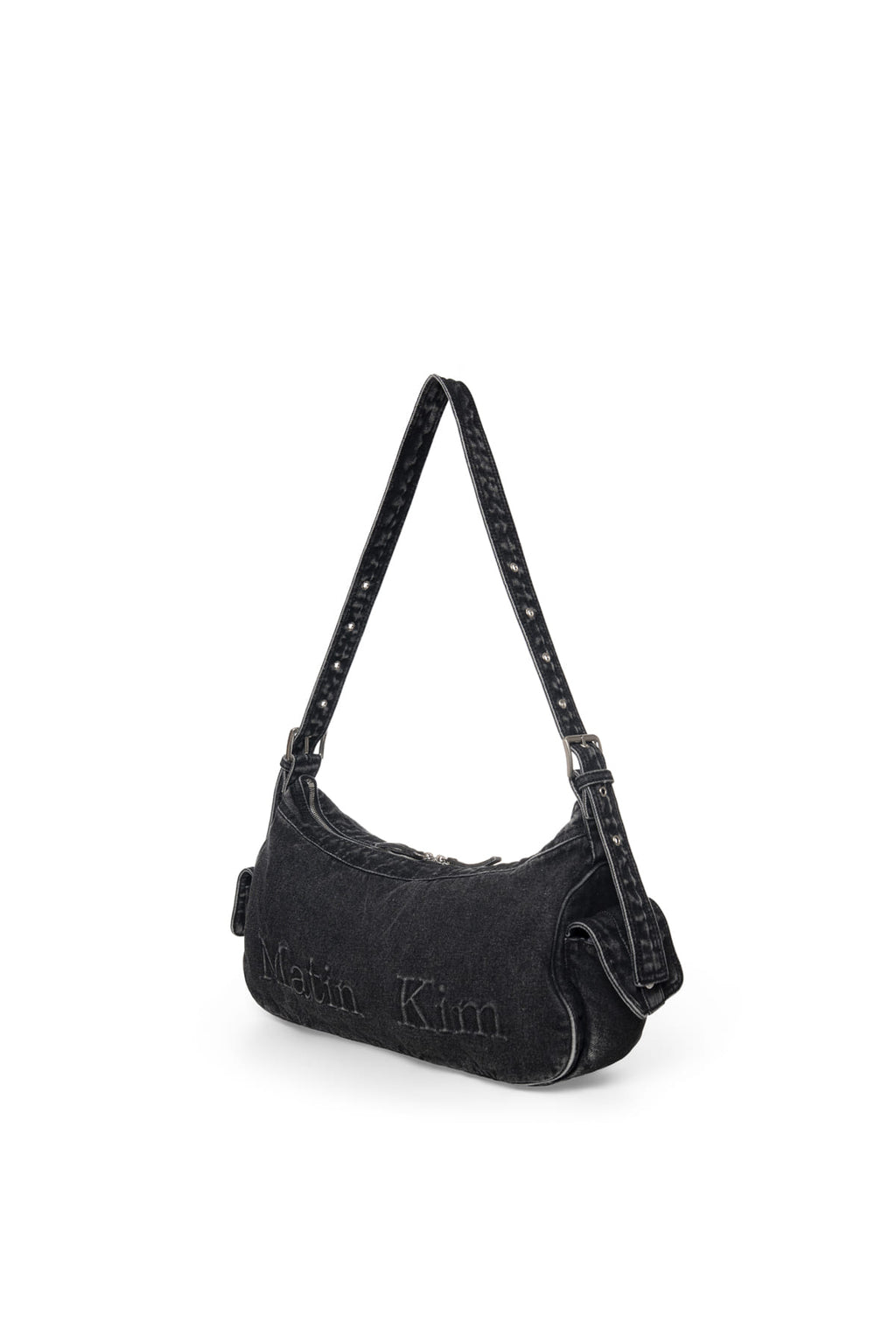 Matinkim Matin Dust Denim Side Pocket Bag IN Black