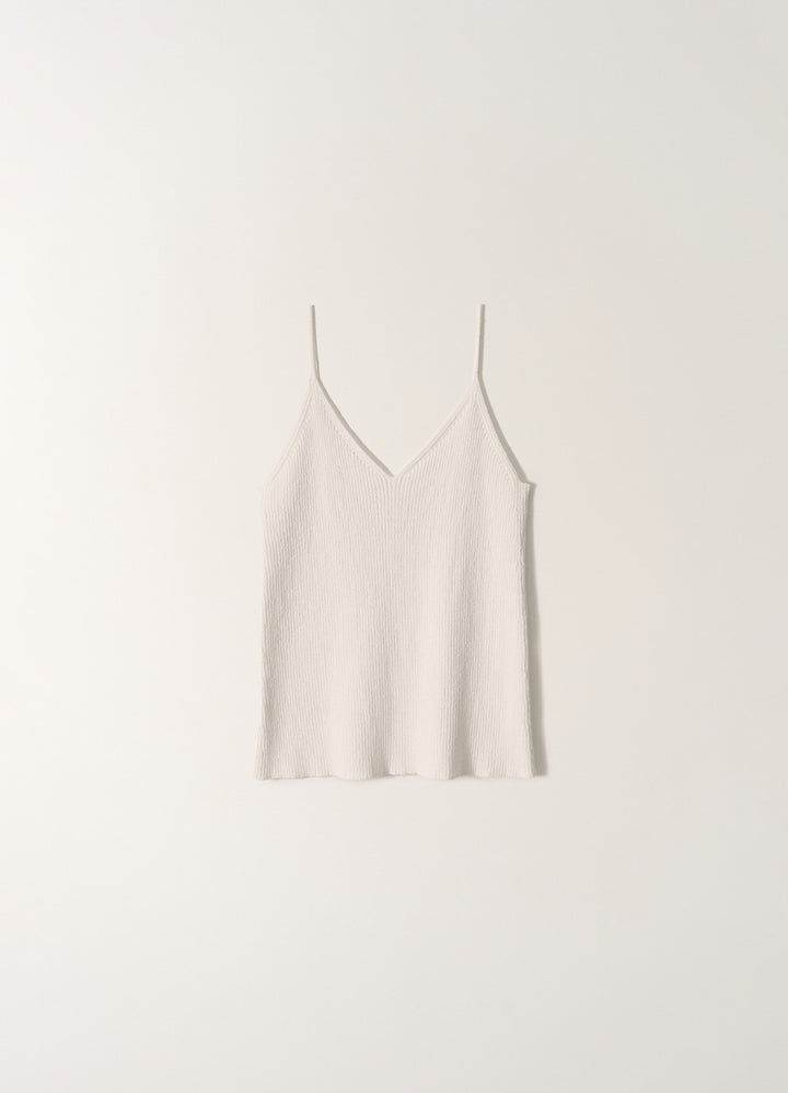 Nothing Written Esme rib-knitted cami (White)