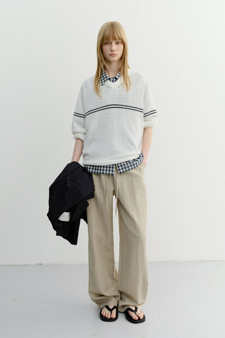 Dunst Summer String Pants Beige