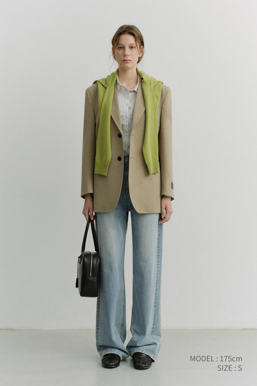 Dunst Relaxed Wide Jeans Light Blue