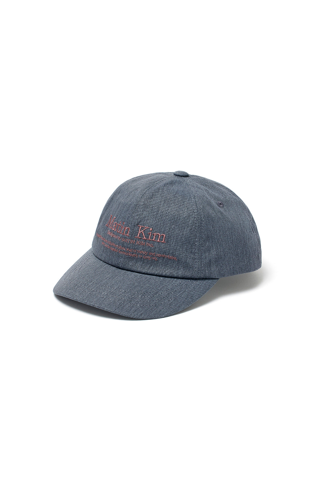 [matinkim] MATIN HERITAGE FLAT BRIM CAP IN NAVY