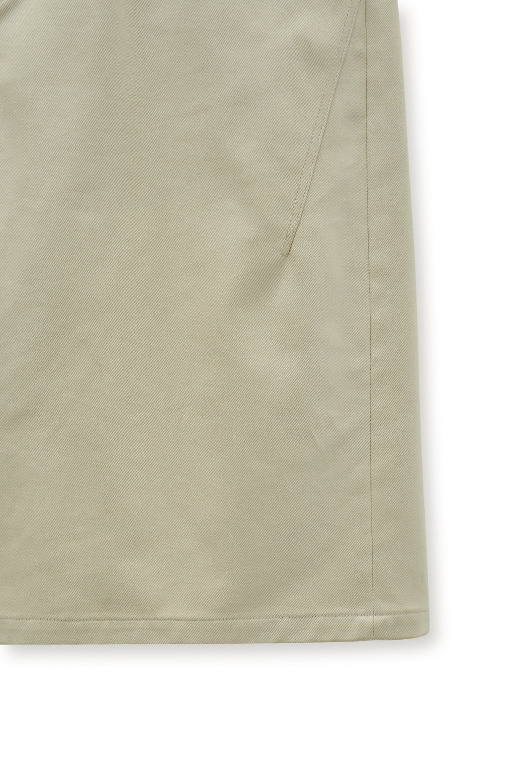 Matinkim Matt Coating Bermuda Pants For Men IN Light Beige