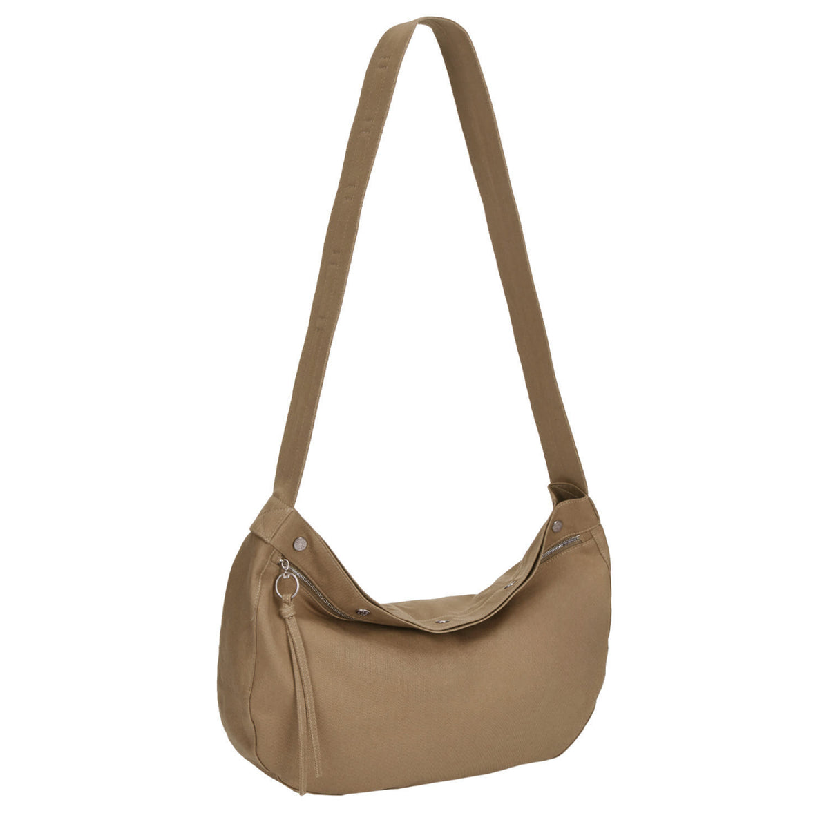 Vunque Perfec Button Up Rider Hobo L Rough Beige