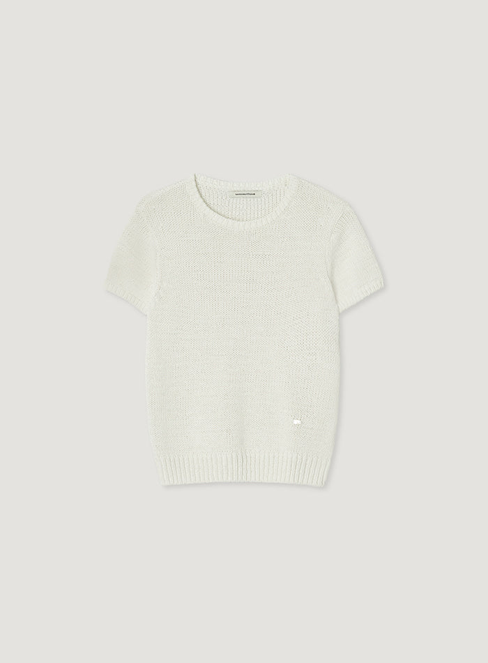 Mango Maniplease Majo Cotton Knit Ivory