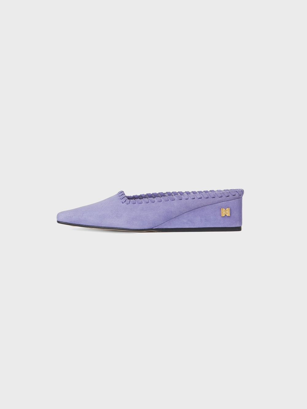 EENK Classic Stitch Detail Mules - Lavender