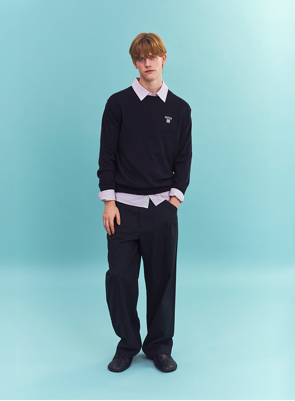 Satur Seersucker Pocket Shirt - Pink