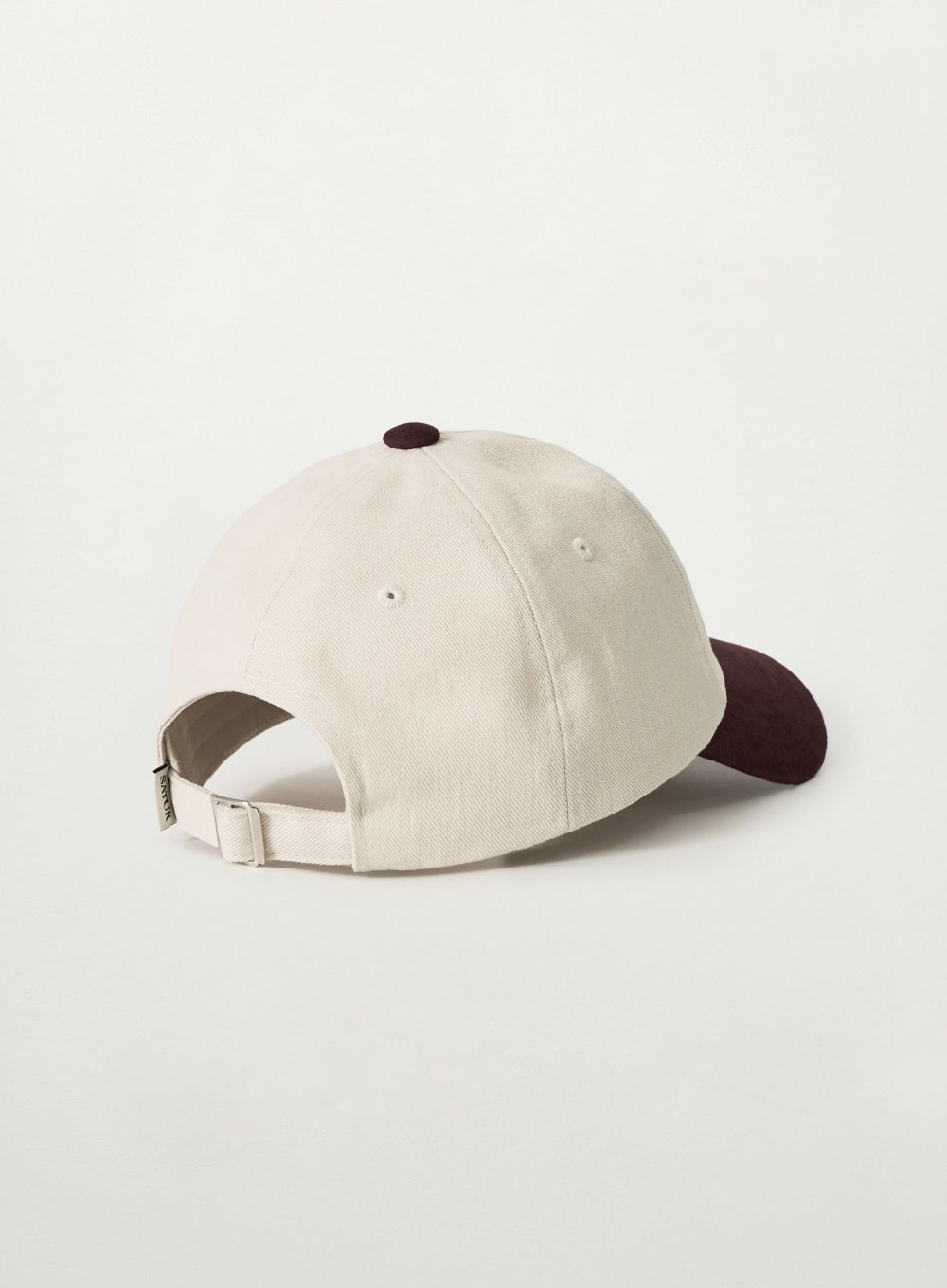 Satur X Tea House Contrast 5 Panel Ball Cap - Burgundy