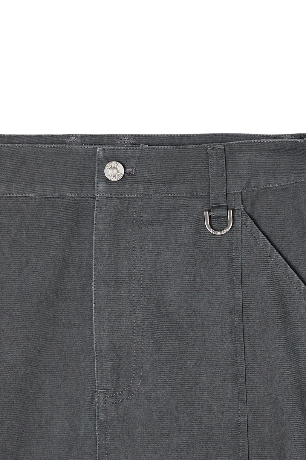 [matinkim] WASHED MERMAID LONG SKIRT IN CHARCOAL