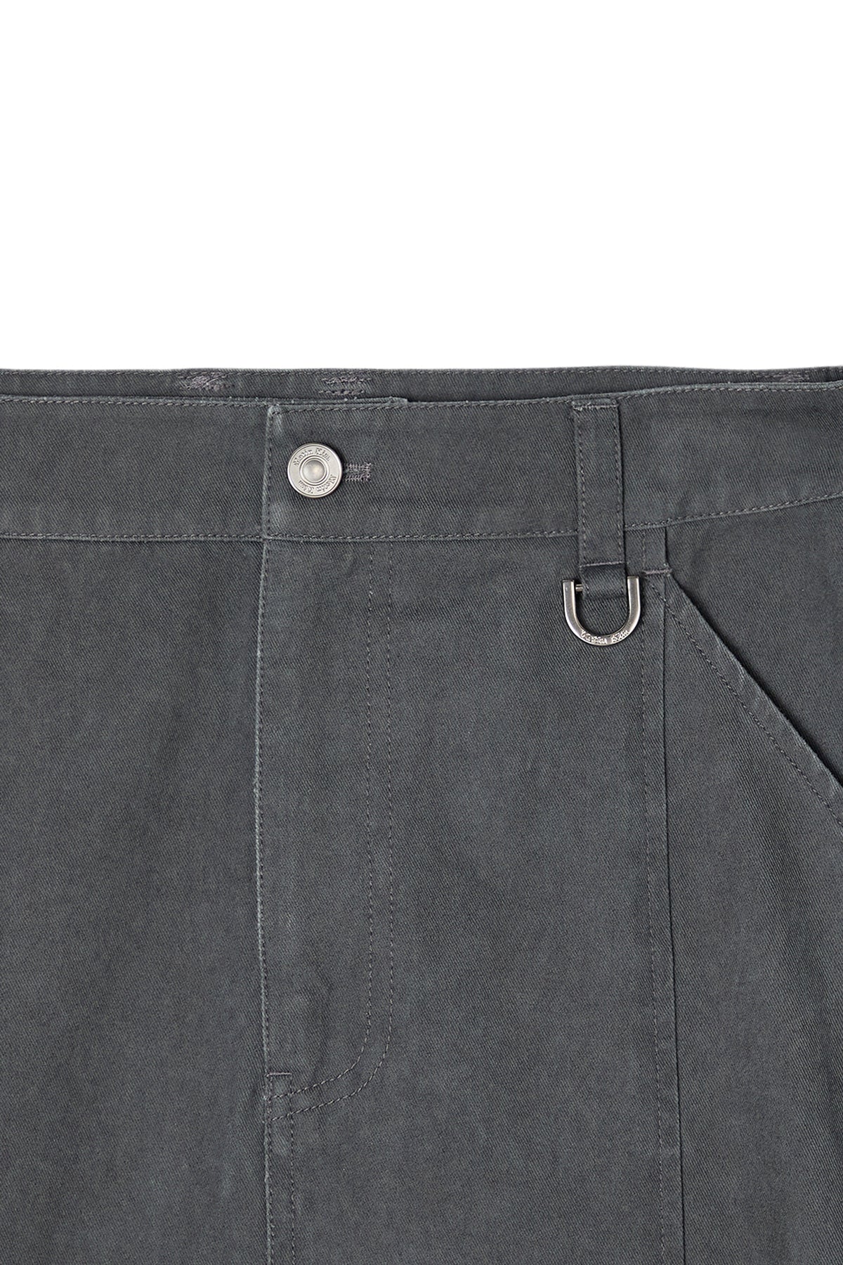[matinkim] Washed Mermaid Long Skirt IN Charcoal