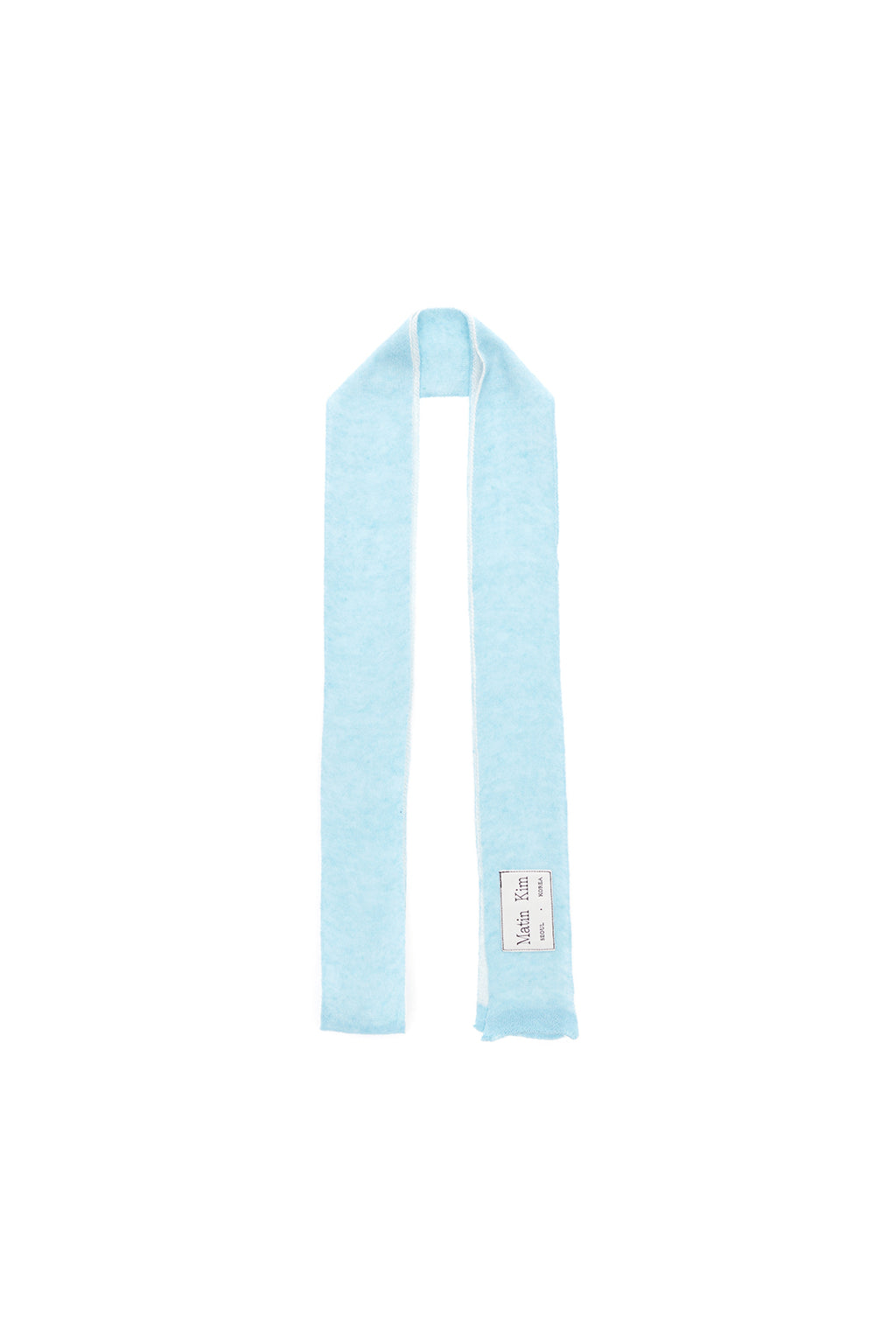 [matinkim] TWO TONE LETTERING MUFFLER IN SKY