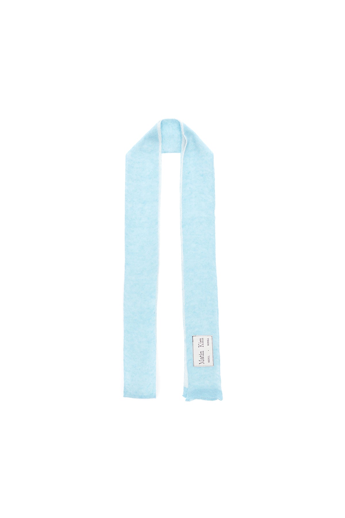 [matinkim] TWO TONE LETTERING MUFFLER IN SKY