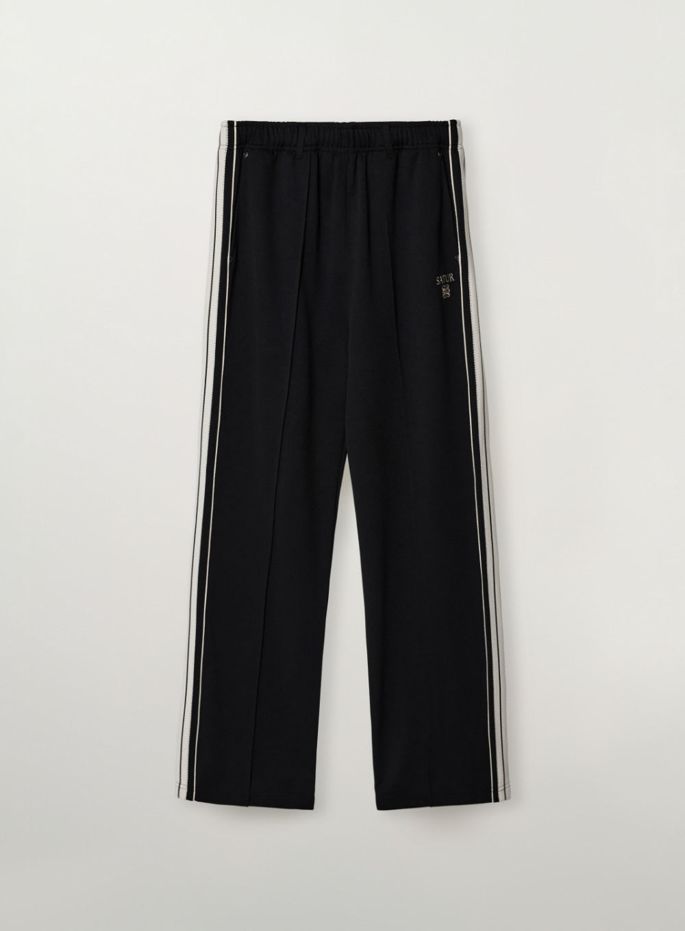 [satur] (W) Essential Lawton Track Pants - Black