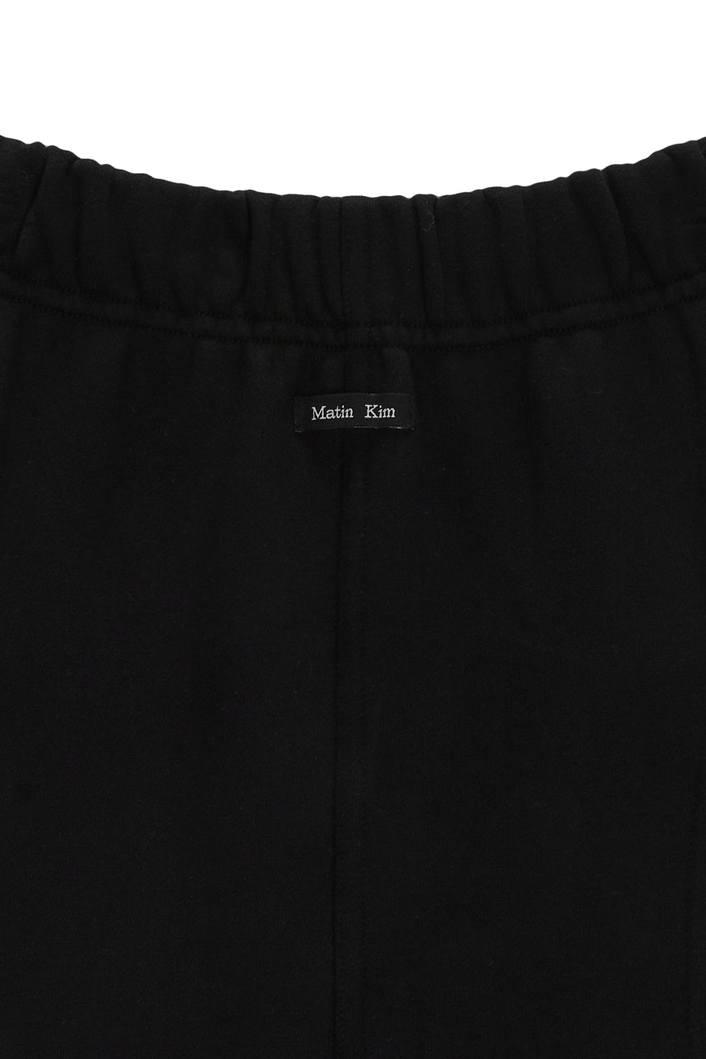 [matinkim] WASHED STRING CARGO SWEATSKIRT IN BLACK