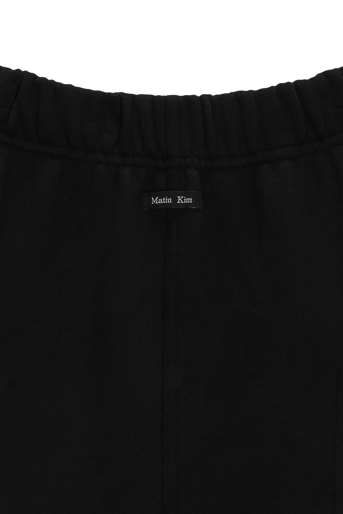 [matinkim] WASHED STRING CARGO SWEATSKIRT IN BLACK