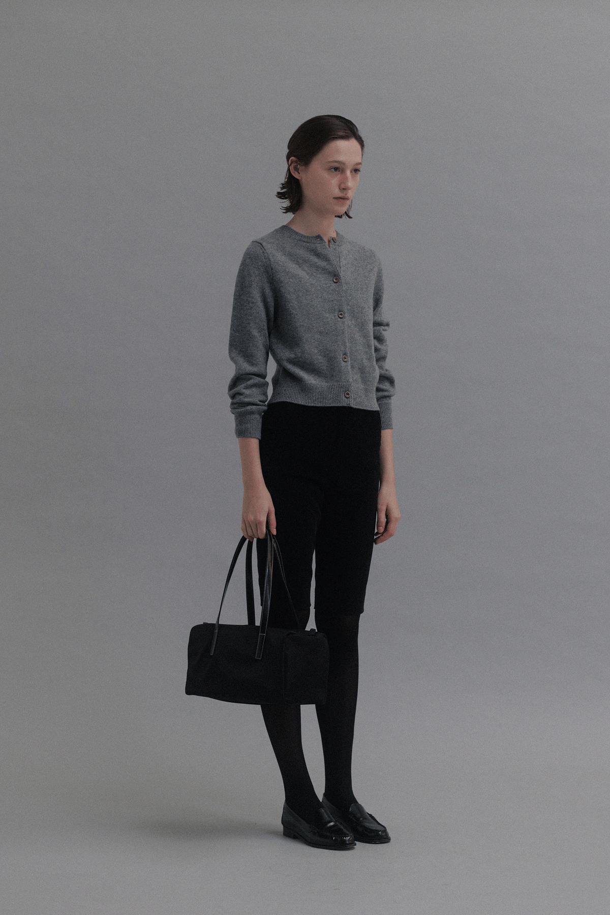 Nothing Written Tome round cardigan (Gray)