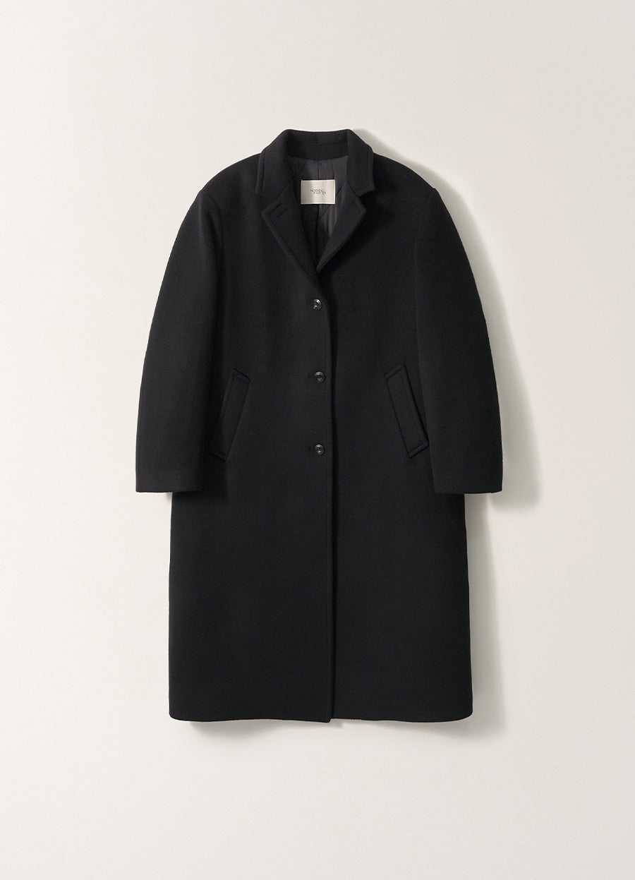 Nothing Written Nocturne single wool coat (Navy black)