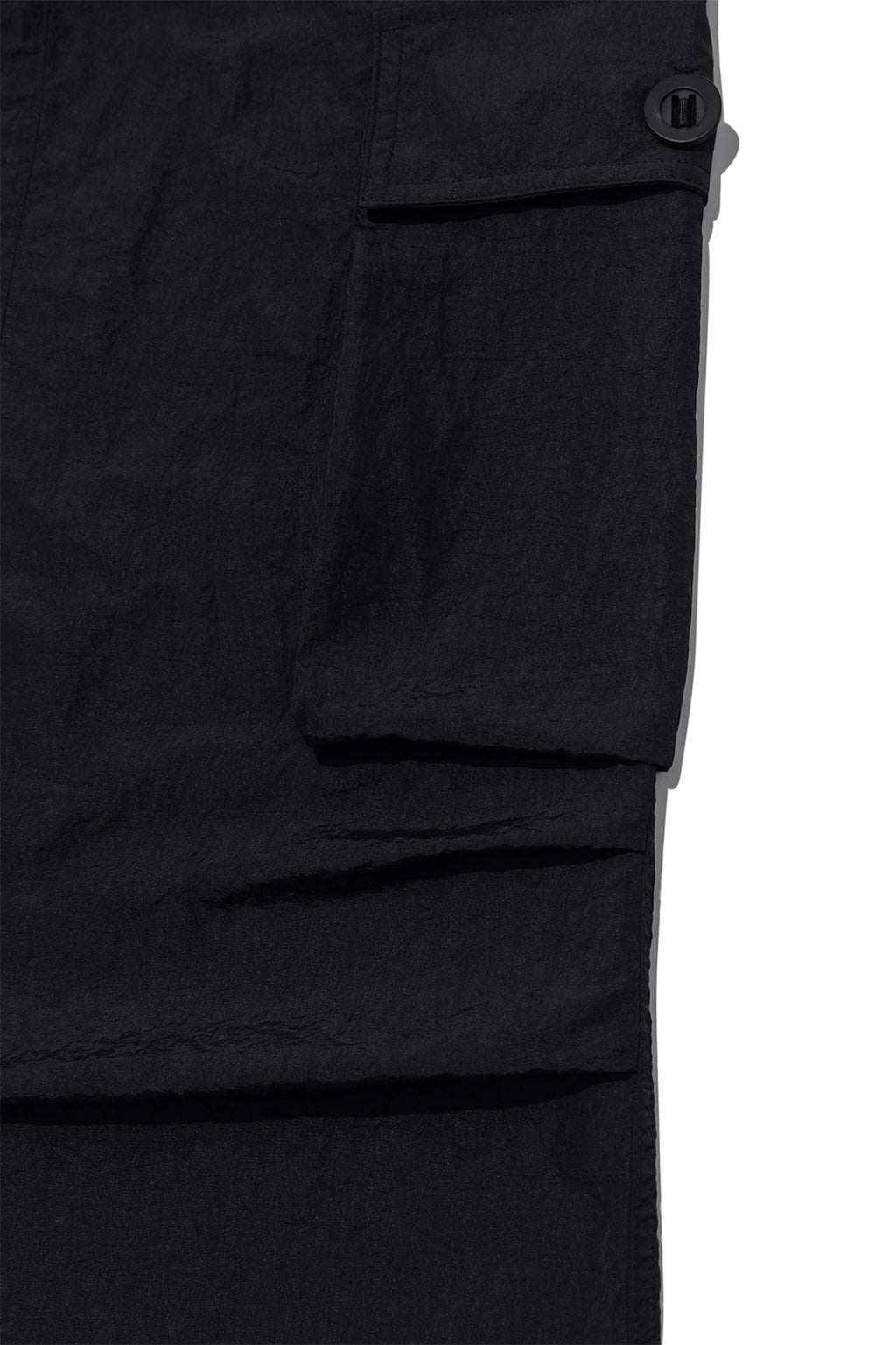 Matinkim String Nylon Cargo Skirt IN Black