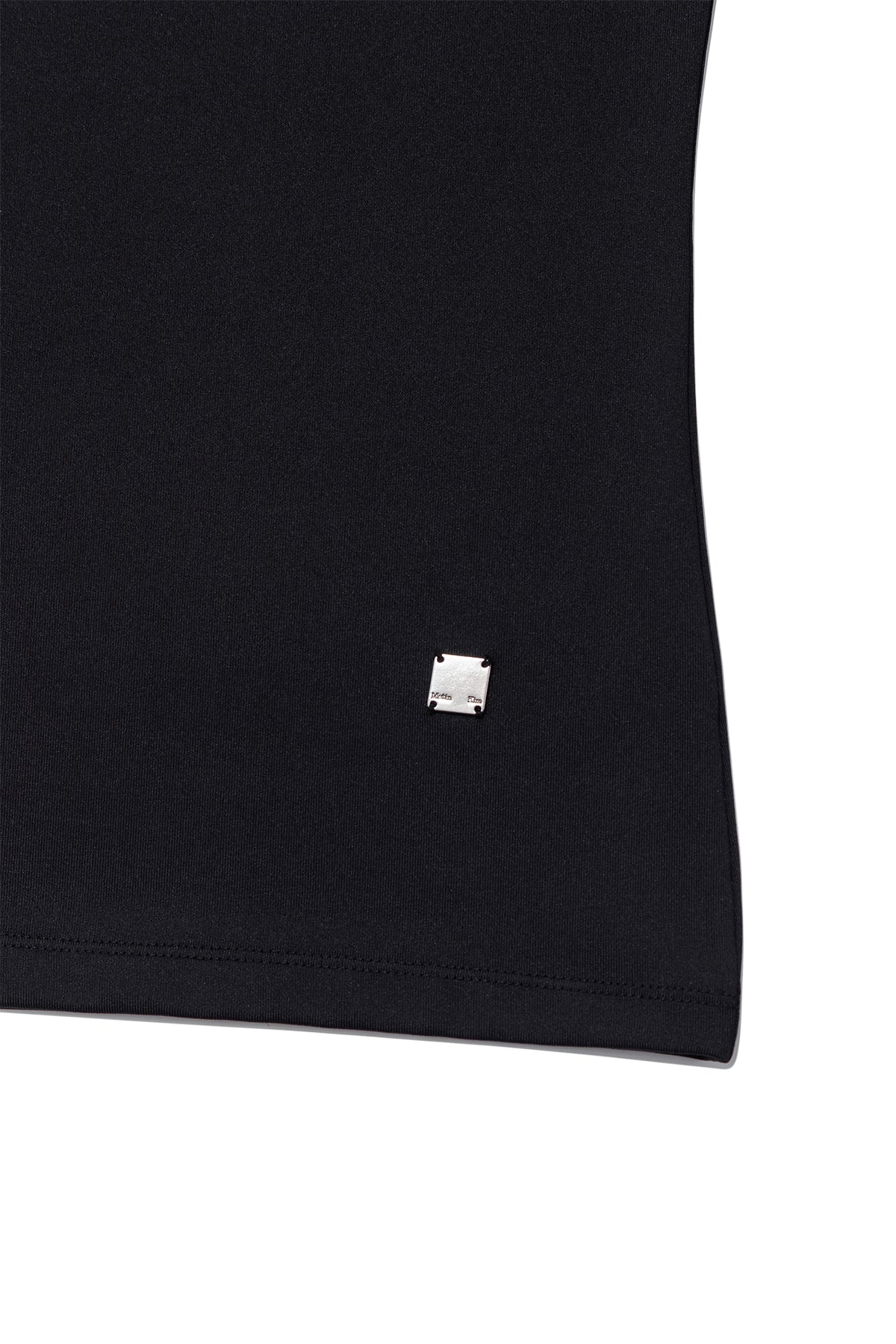 [matinkim] STRING HALTER NECK TANK TOP IN BLACK