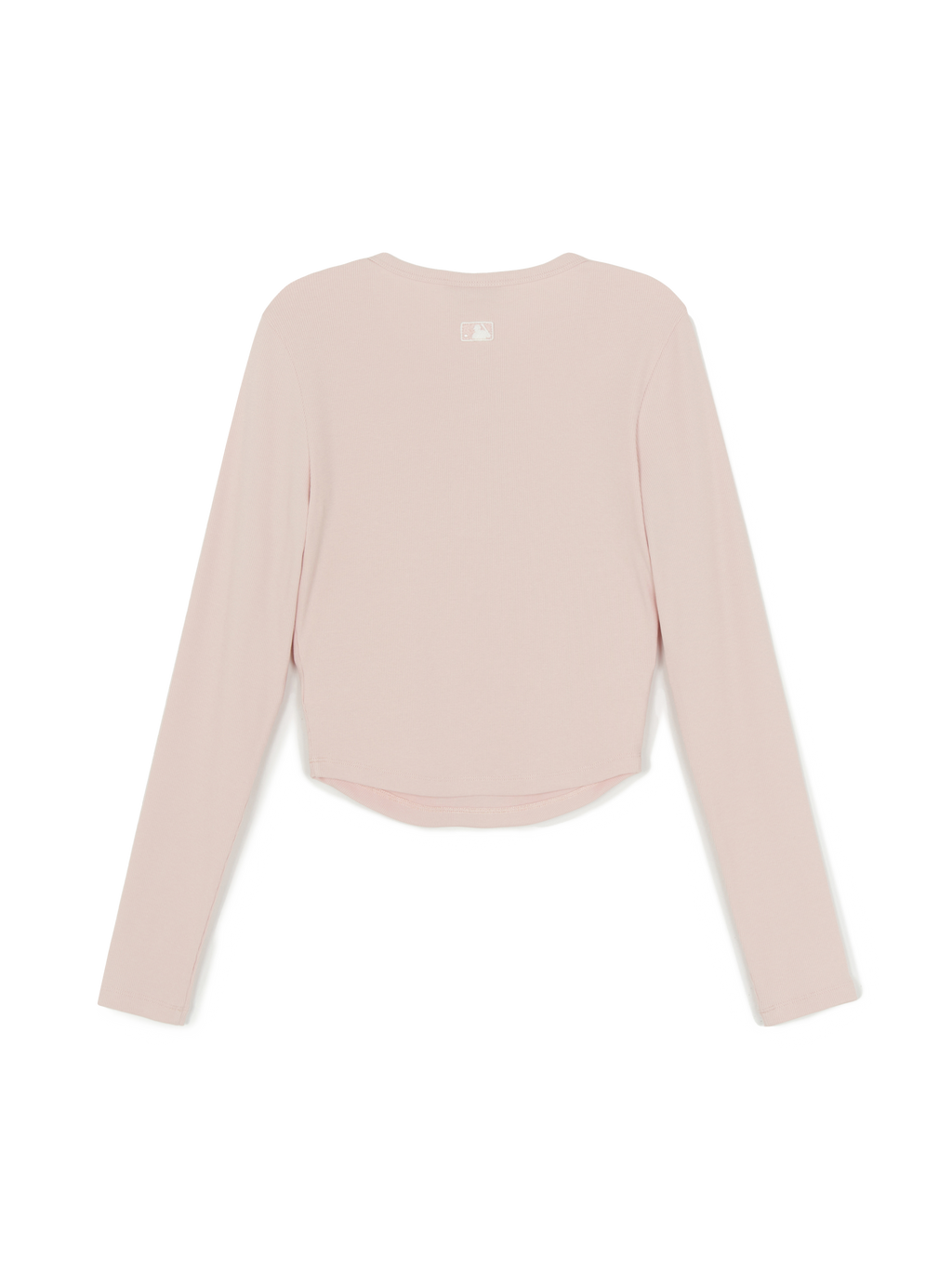 MLB Korea Women's Vintage Slim Ribbed Henley Neck Long Sleeve T-shirt
