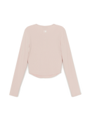 [MLB] Women's Vintage Slim Ribbed Henley Neck Long Sleeve T-shirt