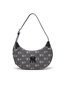Mlb Classic Monogram Vintage Denim Hobo Bag