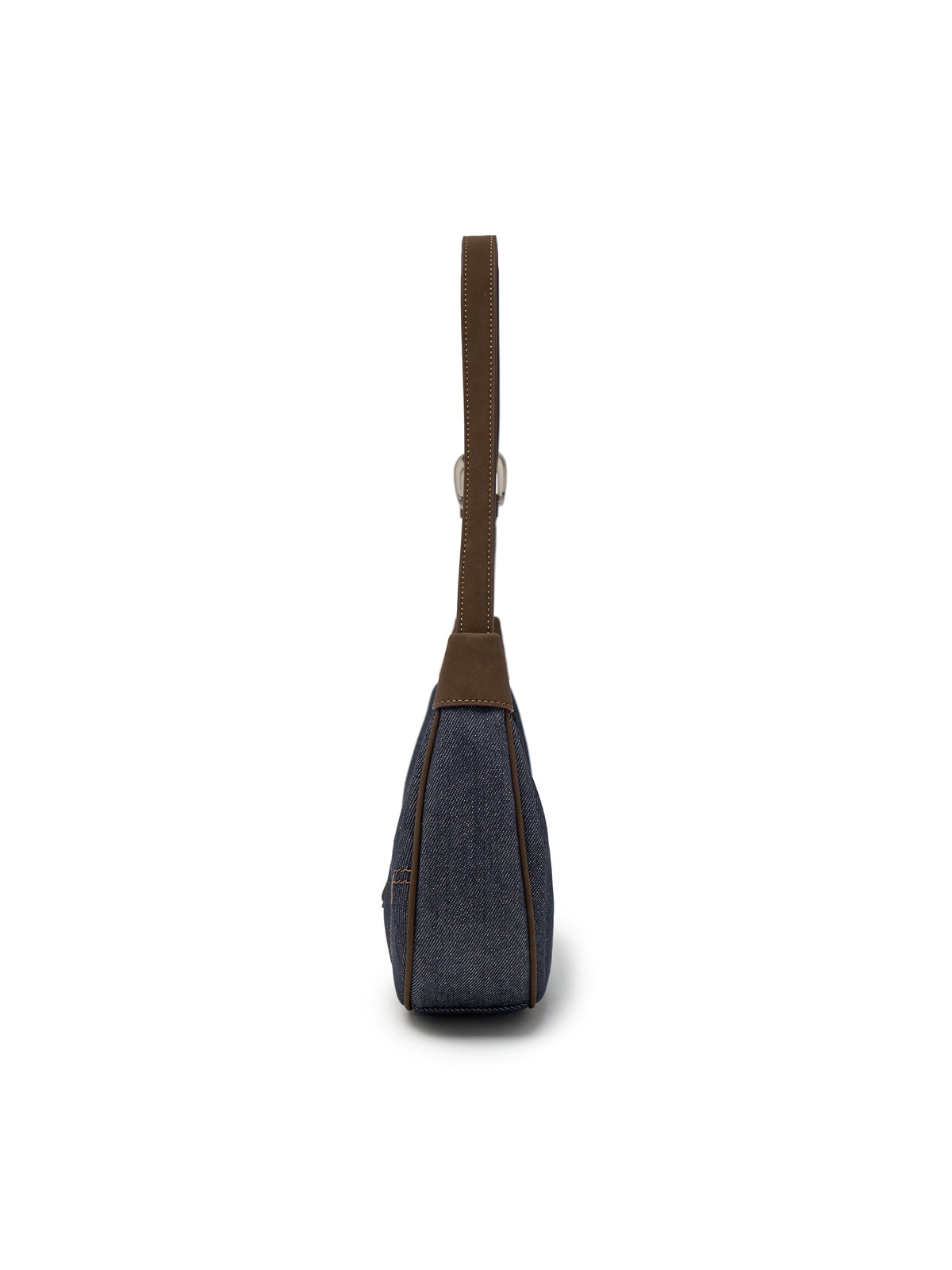 Mlb Denim Color Combination Hobo Bag