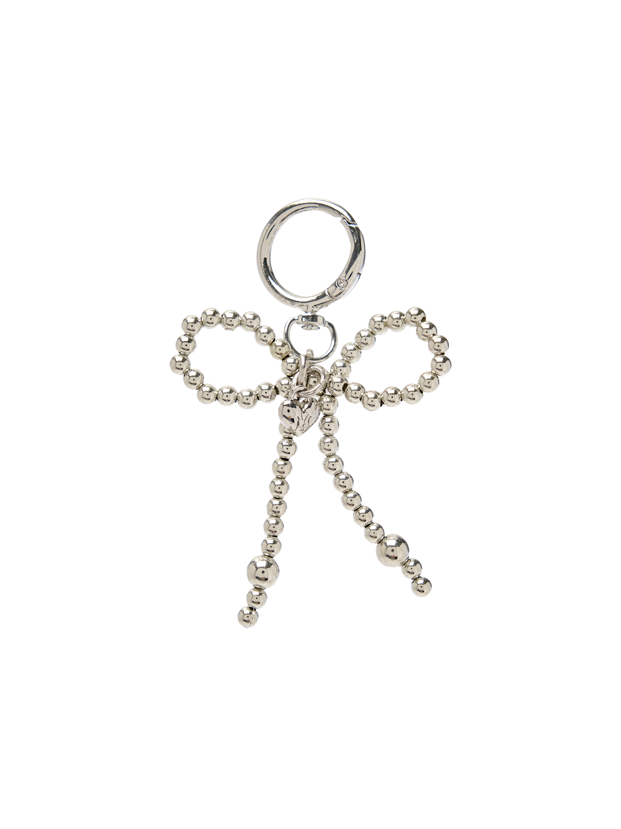 MLB Korea Double Beads Ribbon Charm Keyring