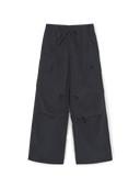 MLB Korea Women's Gorpcore Glossy High Waist Cargo Wide Flare Pants