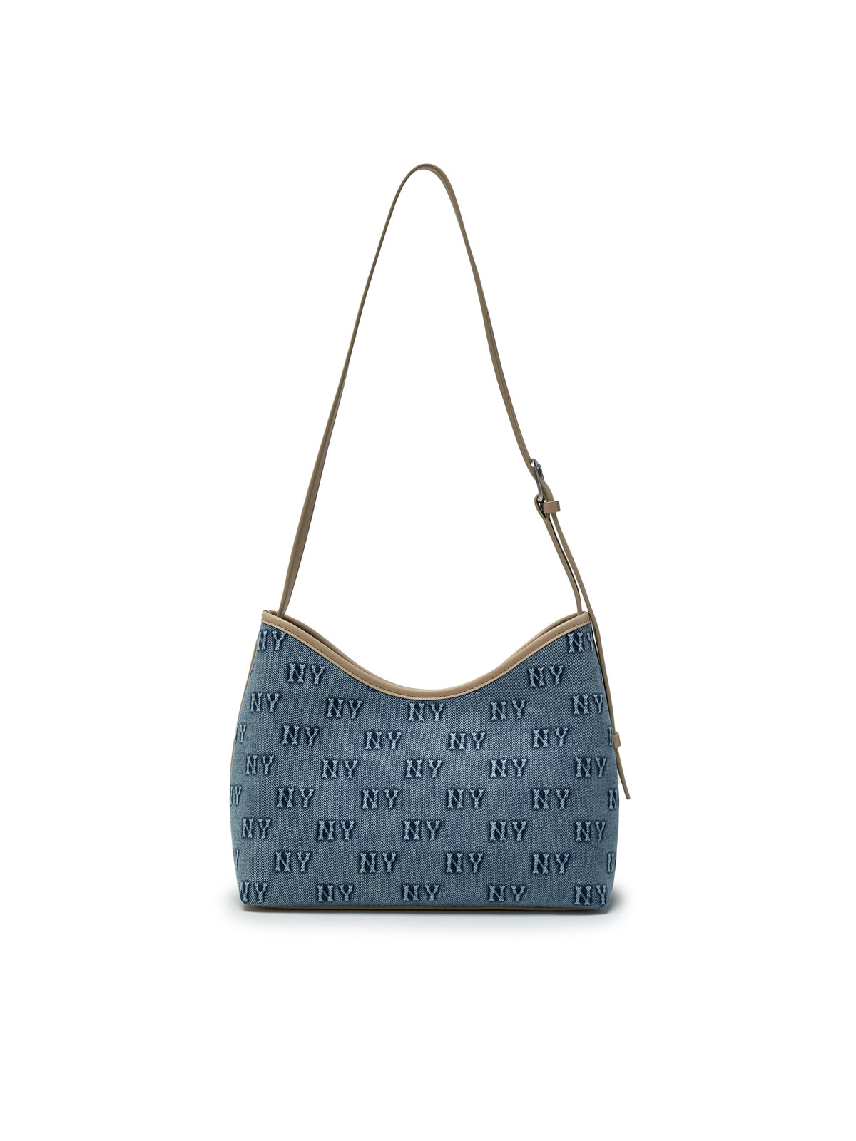 MLB Classic Monogram Denim Embo Bucket Bag