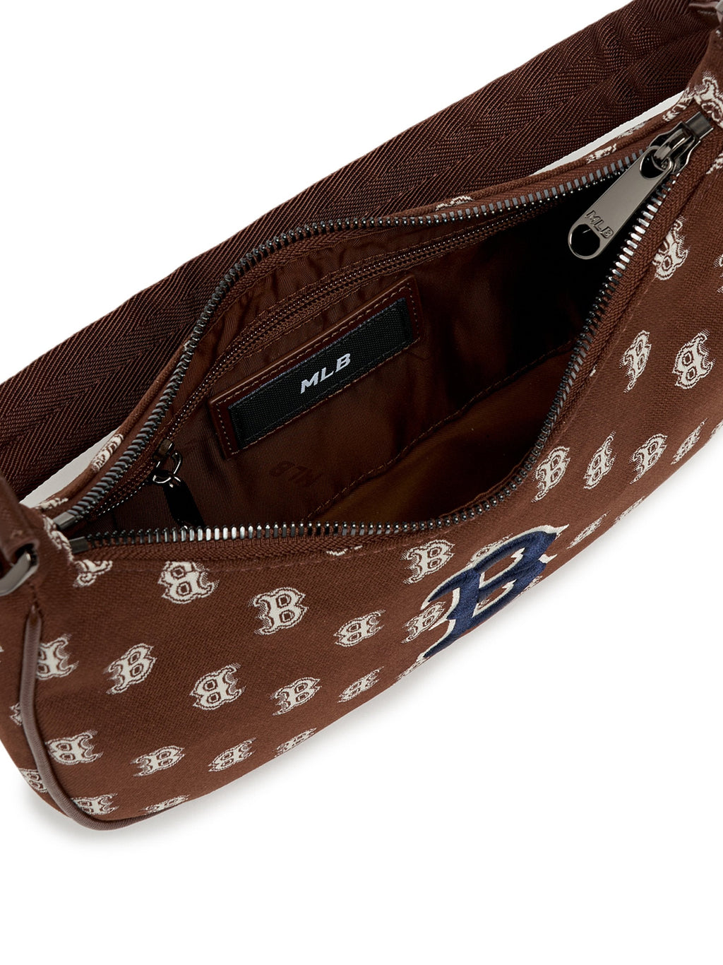 MLB Korea Classic Monogram Jacquard Hobo Bag