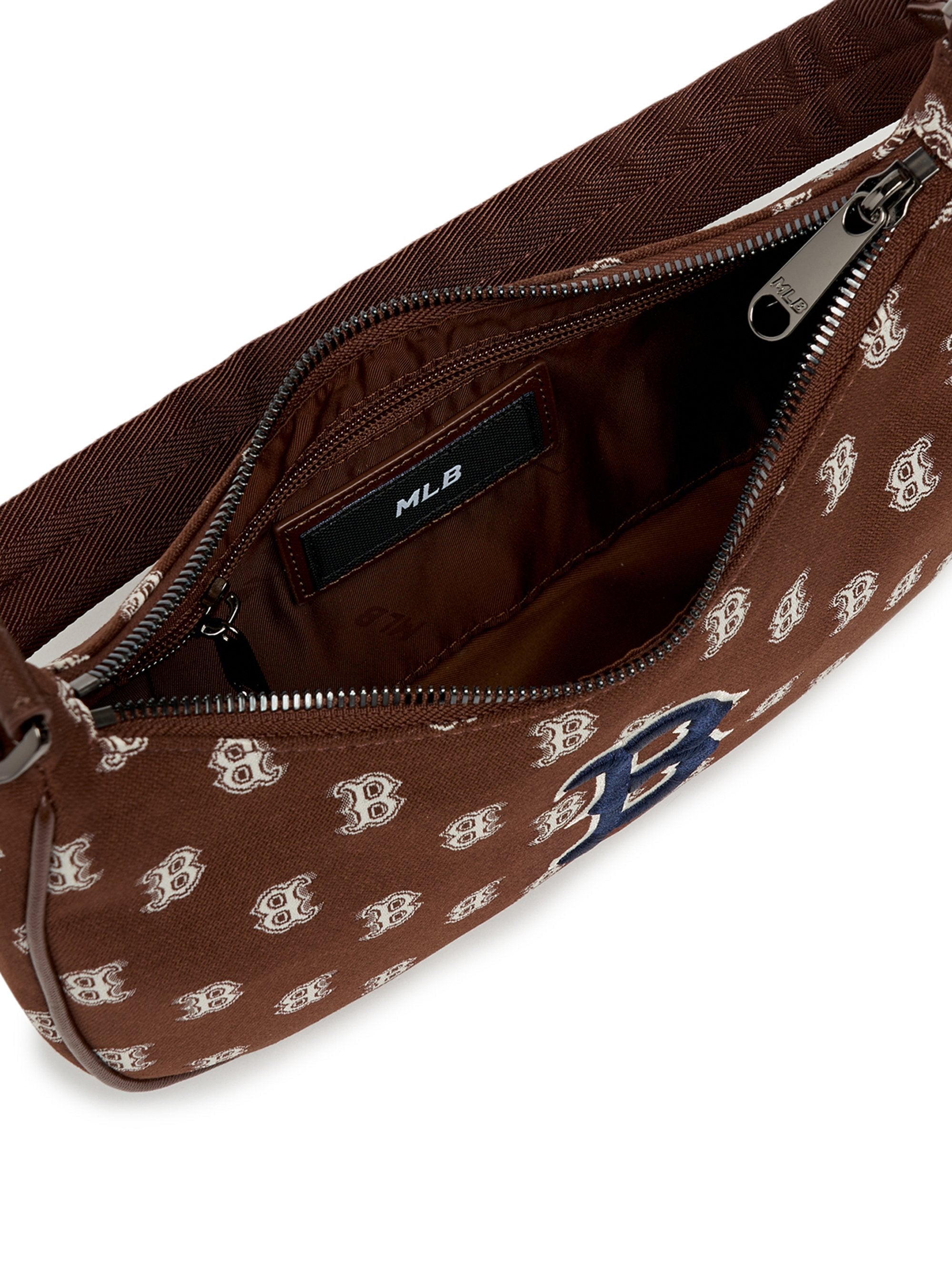 MLB Korea Classic Monogram Jacquard Hobo Bag