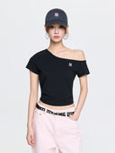 MLB Korea Women's Basic Off Shoulder T-shirts