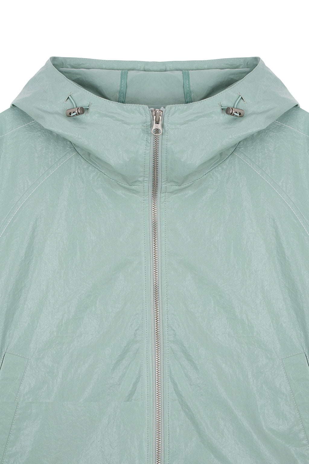 Matinkim Matin Crop Hoody Coating Jumper IN Mint