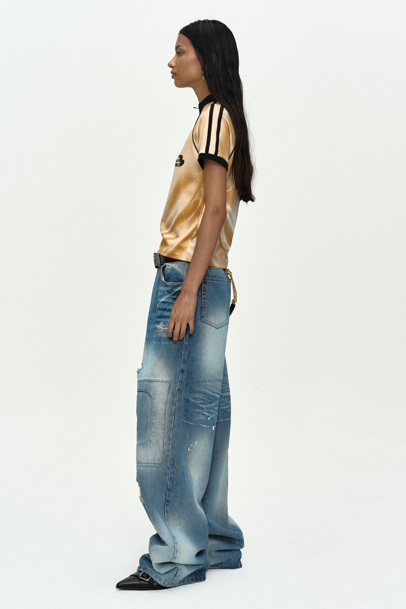 Andersson Bell Repair Loose-Fit Jeans