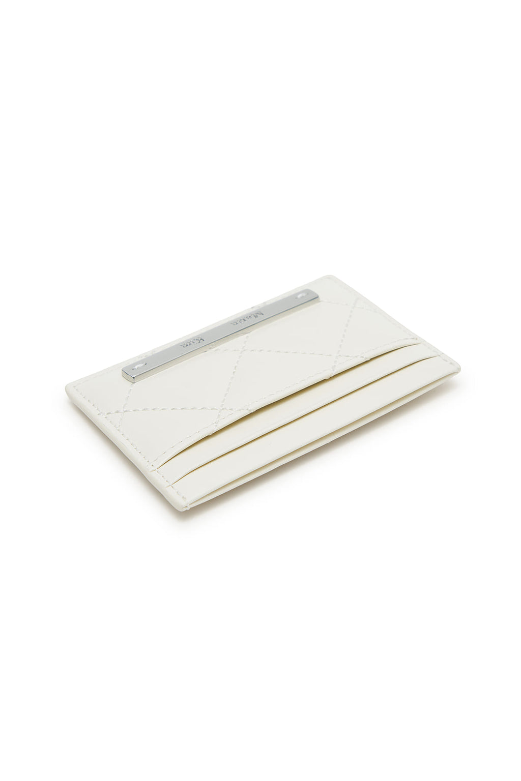 Matinkim Puff Quilt Card Wallet IN Ivory