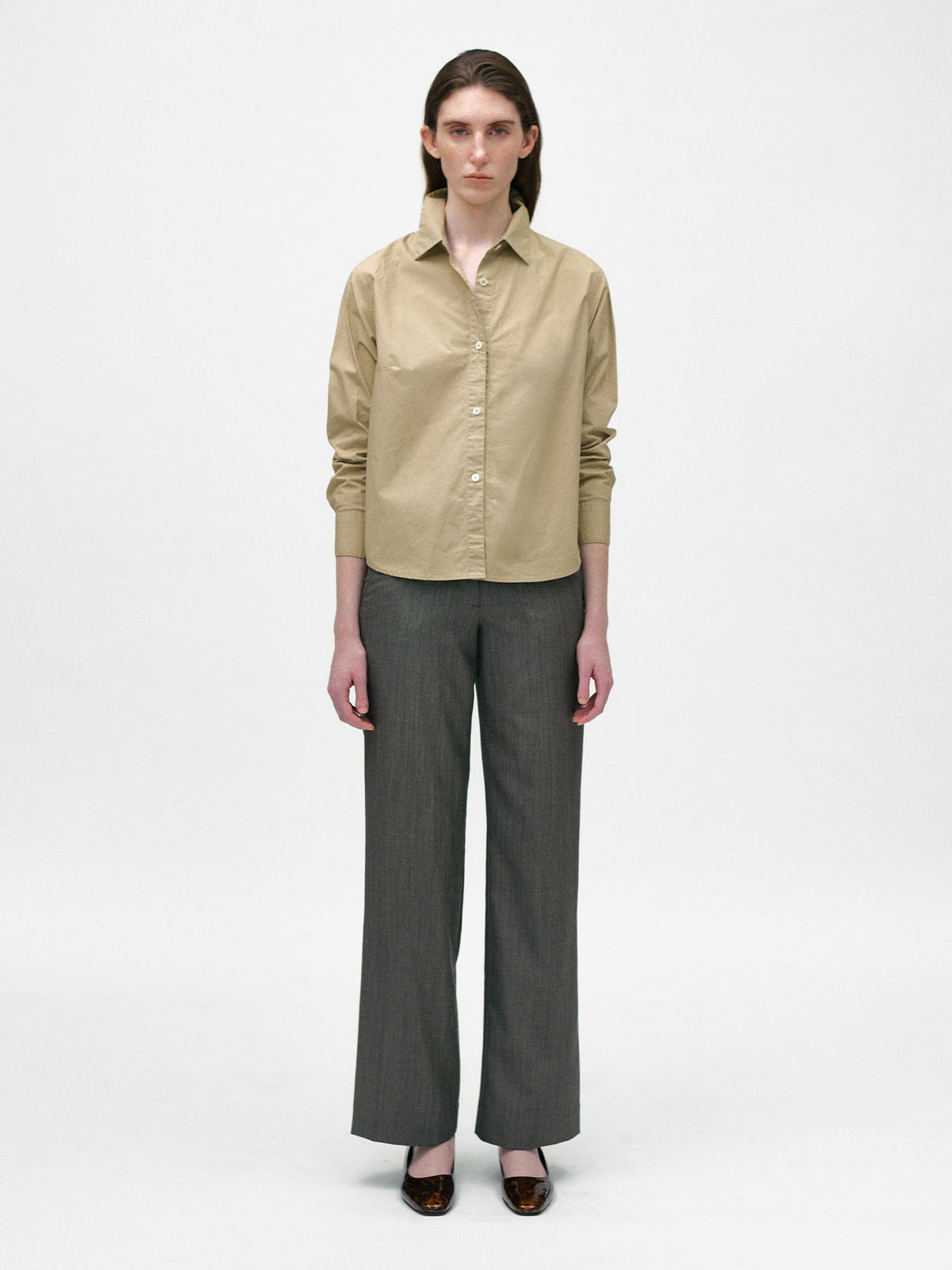 Nothing Written Arietta button shirt (Camel beige)