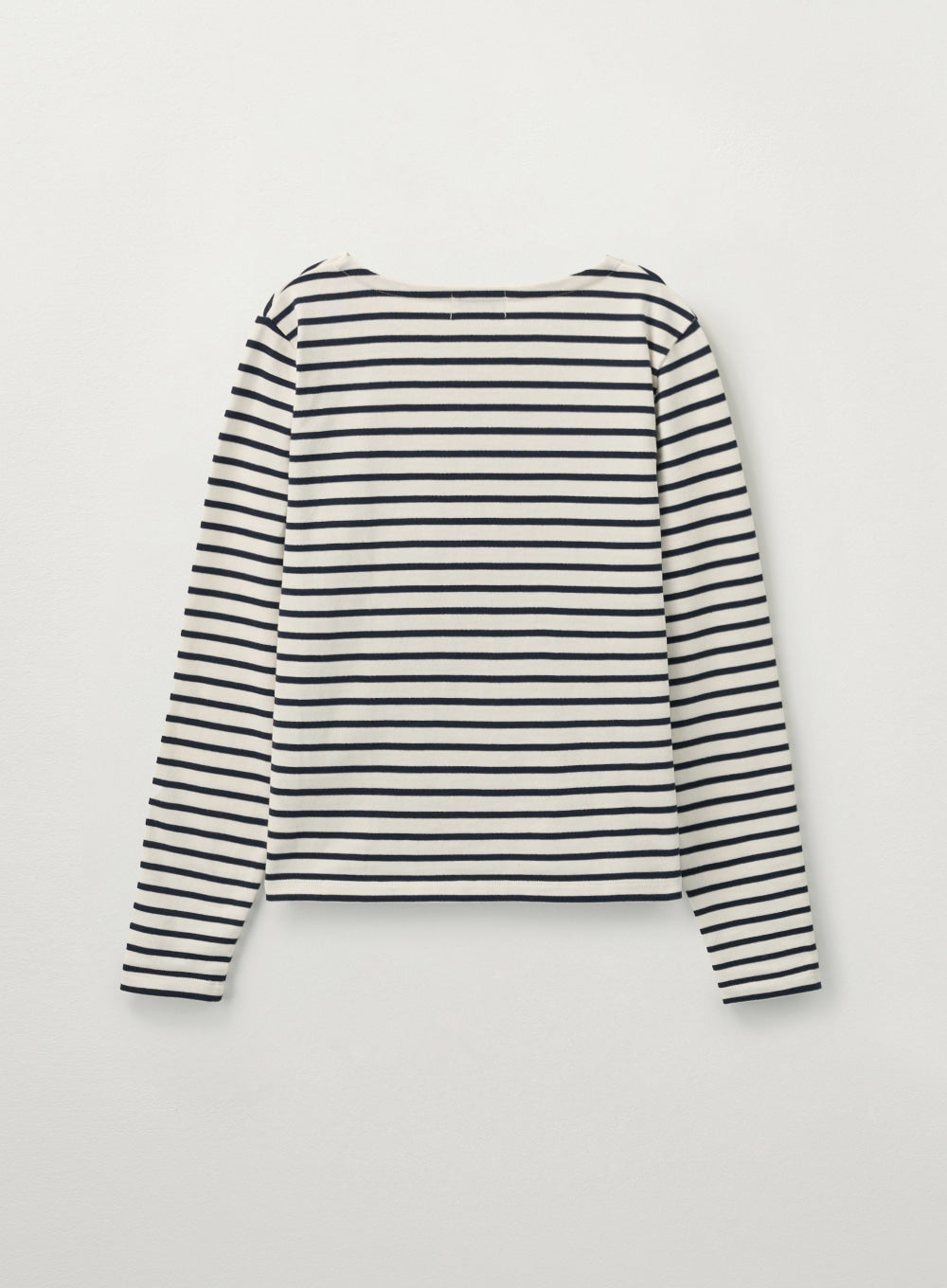 [satur] (W) Bon Voyage Border Long Sleeve - Cream