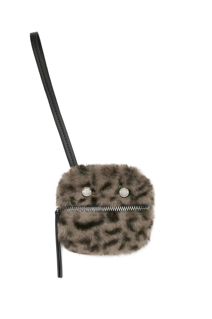 Matinkim Leopard Mini Pouch IN Grey
