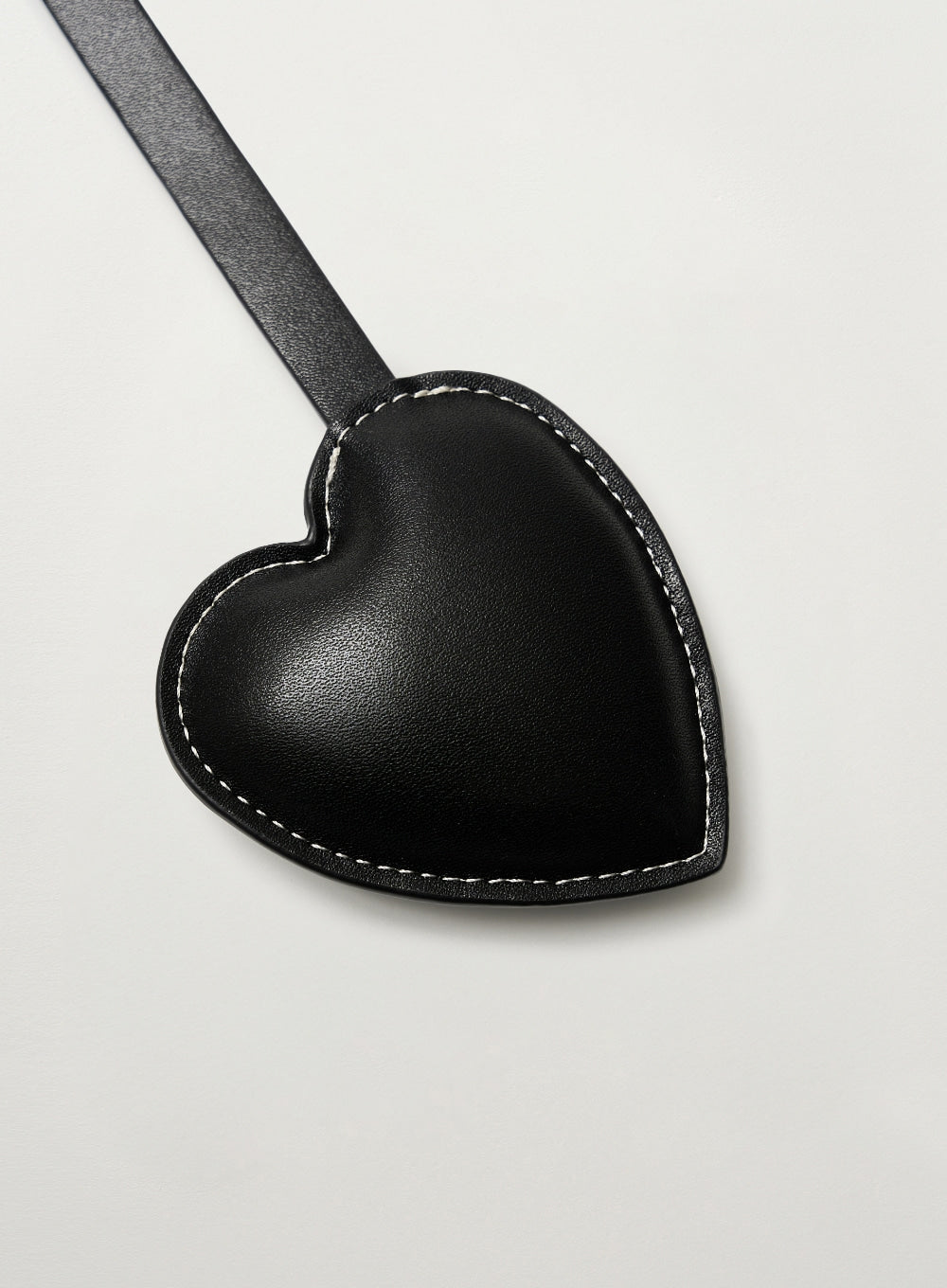 [satur] Saturday Synthetic Leather Keyring - Black