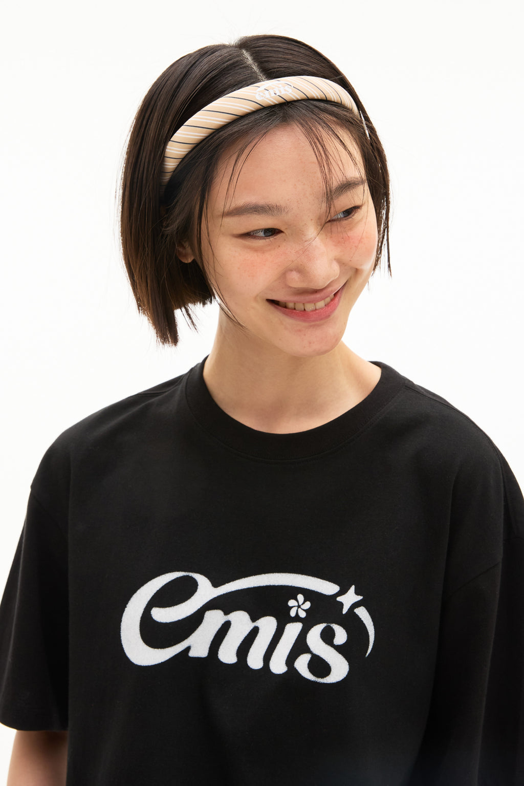 [emis] Halo Logo T-Shirt-Black